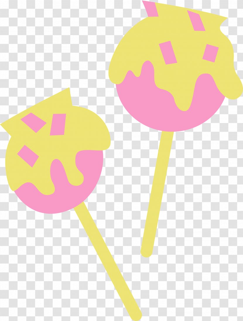 Lollipop Cartoon - Yellow Transparent PNG