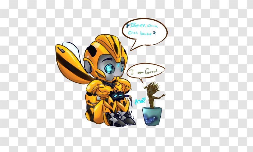 Bumblebee Soundwave Sunstreaker Transformers Drawing - Groot Guardians Of The Galaxy Transparent PNG