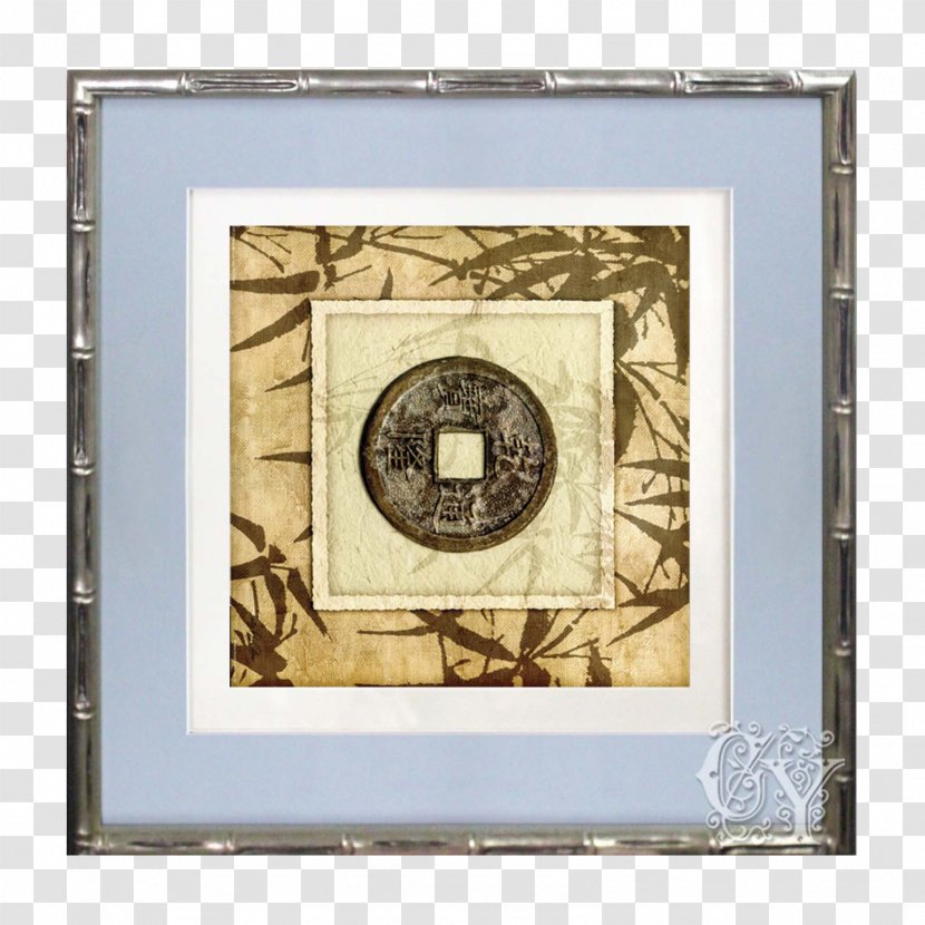 Picture Frames Download - Ancient Chinese Coinage - Bamboo Frame Metal Coins Murals Transparent PNG