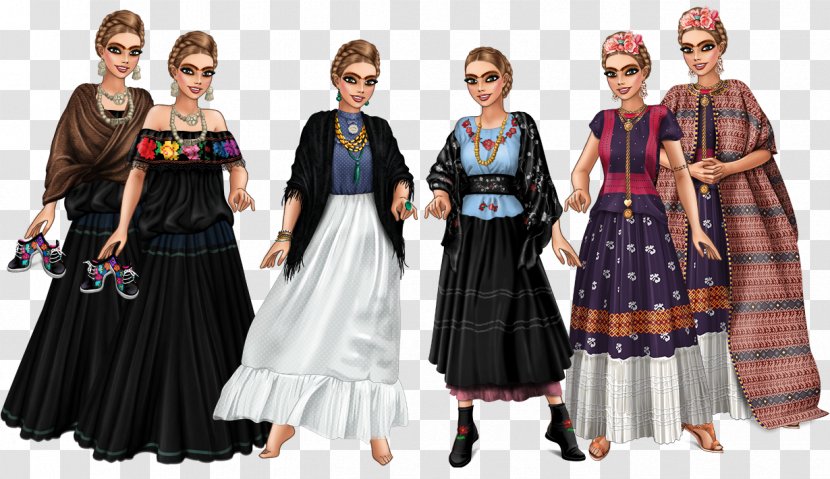 Clothing Fashion Costume Design Dress - Watercolor - FRIDA Transparent PNG