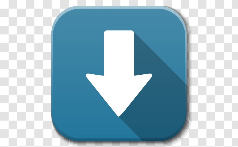 Blue Angle Symbol Aqua - Installation - Apps Go Down Transparent PNG