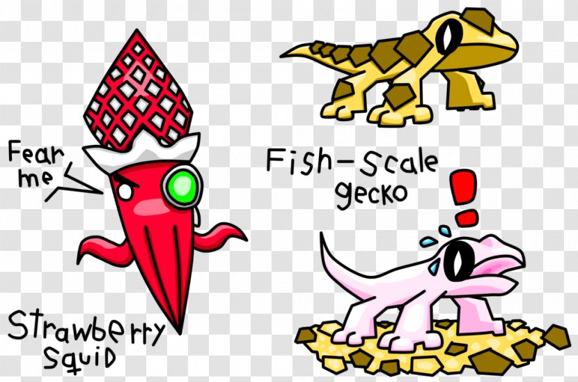 Squid Toad Art Gecko - Cartoon - Fish Transparent PNG