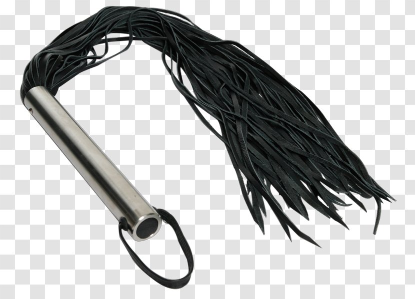 Whip Leather Handle Trace Steel - Stainless Transparent PNG