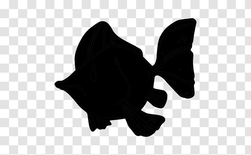 Fish Silhouette Black M Transparent PNG