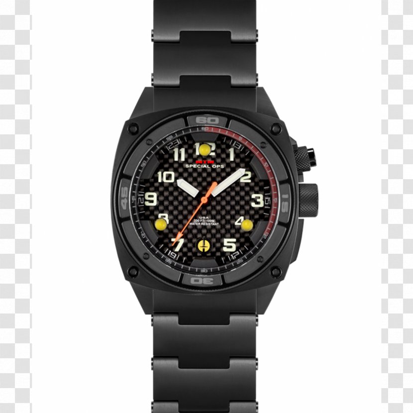 Watch MTM Special Ops Cobra Black Falcon Chronograph - Strap - Watches Men Transparent PNG