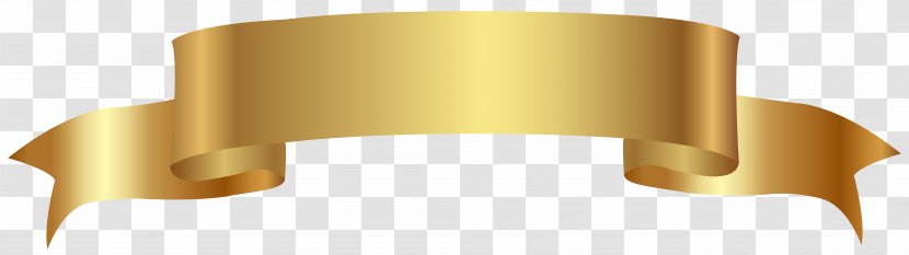 Banner Gold Clip Art - Printing - Ribbon Transparent PNG