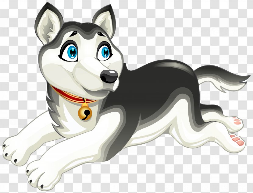 Siberian Husky Labrador Retriever Alaskan Puppy Clip Art - Cat - Dog Cartoont Image Transparent PNG