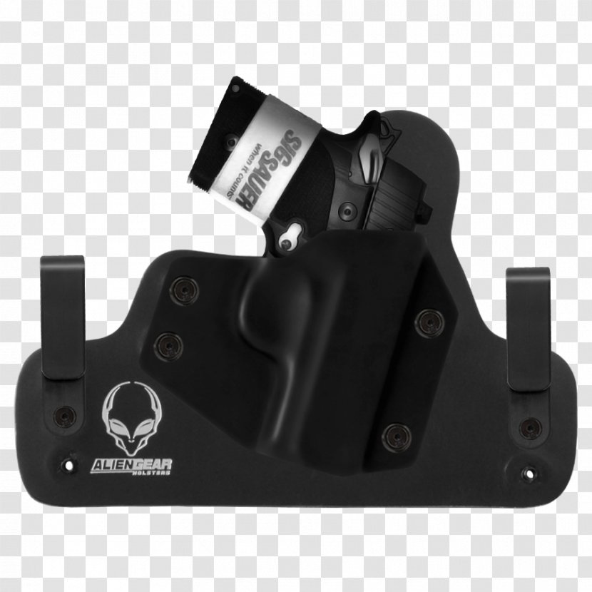 Gun Holsters Semi-automatic Firearm Alien Gear Pistol Concealed Carry - Paddle Holster - Handgun Transparent PNG