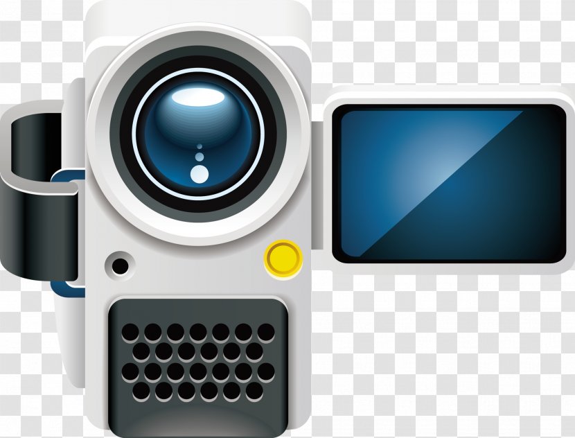 TeamViewer Video Camera Videocassette Recorder Remote Desktop Software - Lens - Hand-painted Transparent PNG
