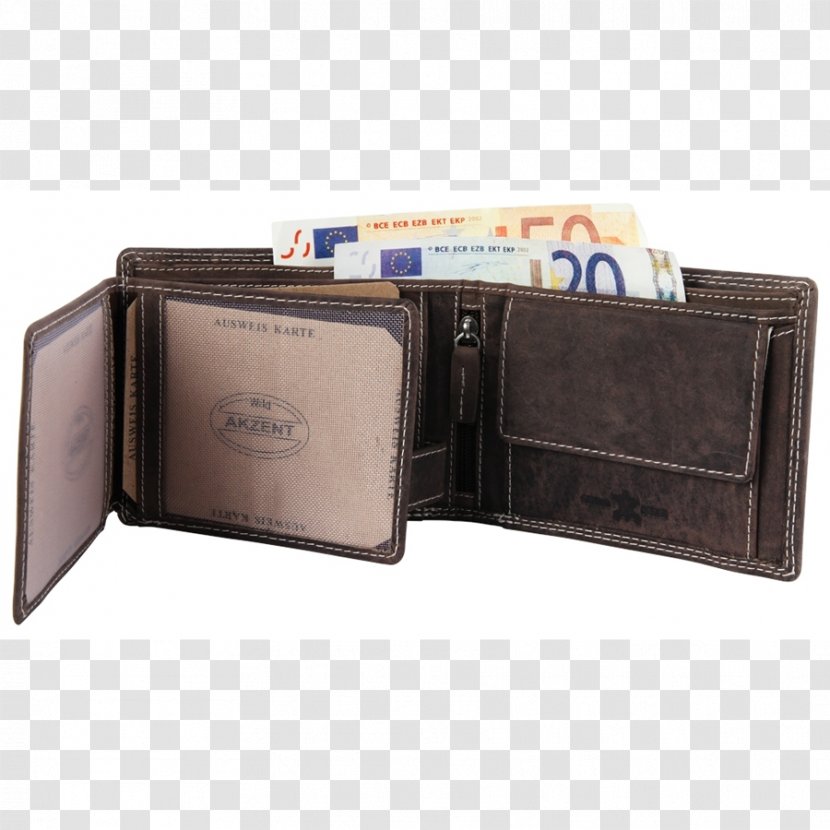 Wallet Leather Brown Belt Color - Romanian Leu Transparent PNG