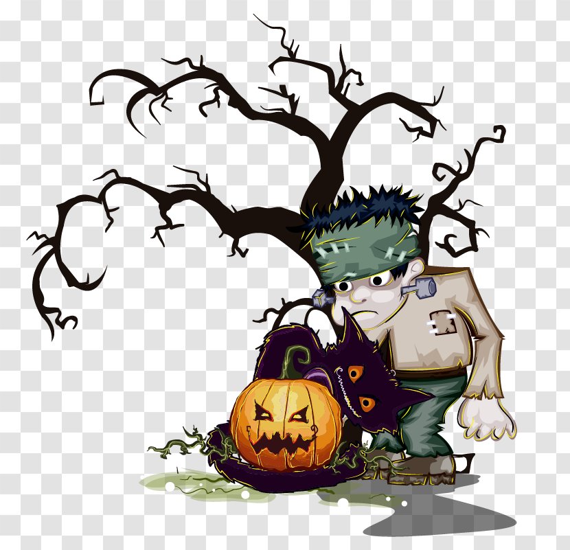 Halloween Wallpaper - Vector Transparent PNG