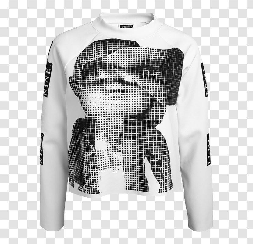 Long-sleeved T-shirt Shoulder White - T Shirt Transparent PNG