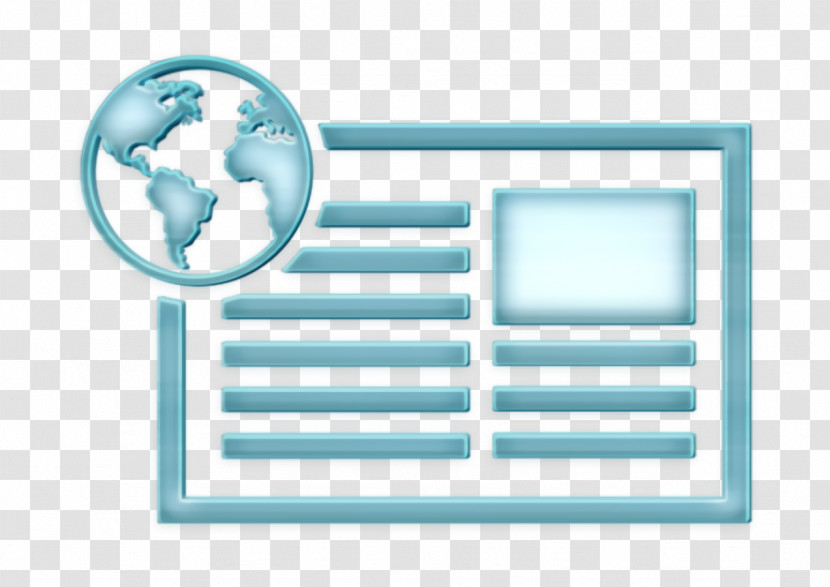 Interface Icon Academic 2 Icon Newspaper With International Information For Education Icon Transparent PNG