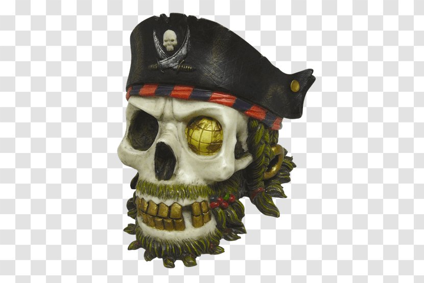 Skull Piracy Some Have Wings Head Horn - Bearded Transparent PNG