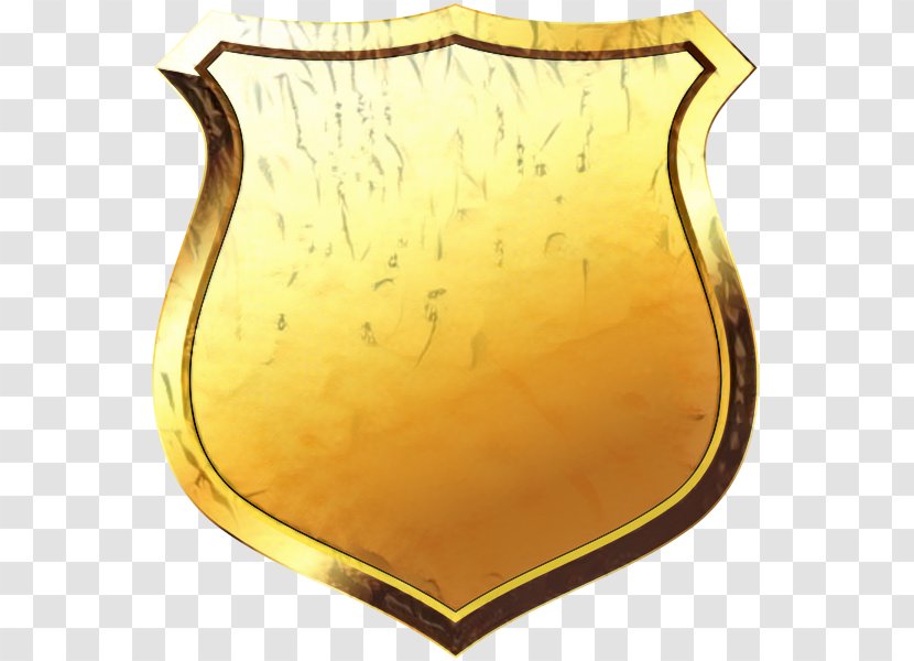 Product Design Yellow - Metal - Shield Transparent PNG