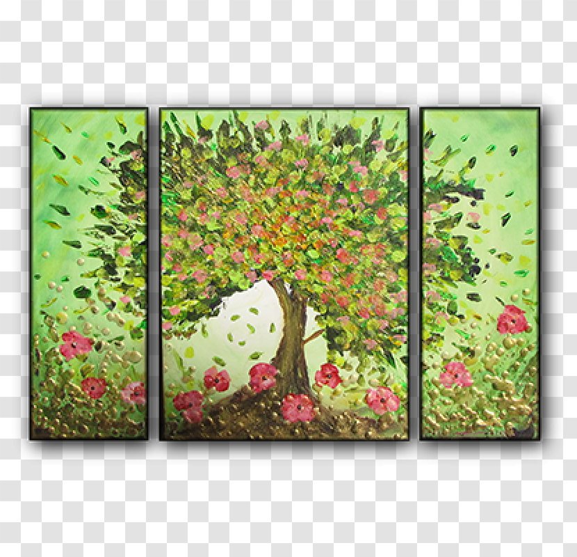 Painting Flowering Plant Fauna Art - Tree Transparent PNG