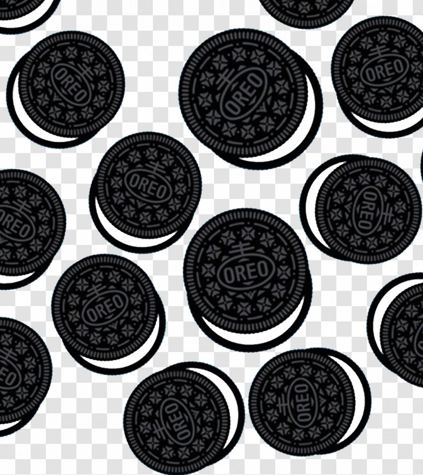 Oreo Cookie Macaron Wallpaper - Hand-painted Cookies Transparent PNG
