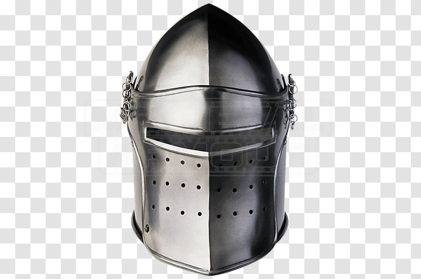 Helmet Barbute Bascinet Live Action Role-playing Game Knight - Headgear - Metal Transparent PNG