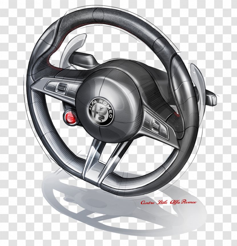 2018 Alfa Romeo Stelvio Giulietta Sport Utility Vehicle Car - Quadrifoglio - Steering Wheel Transparent PNG