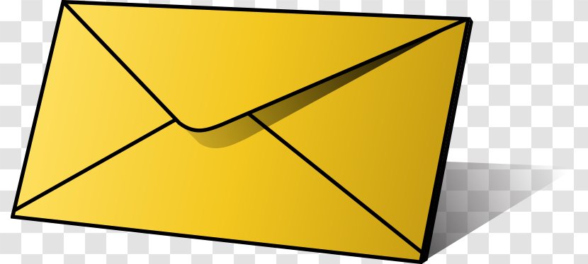 Envelope Mail Clip Art - Triangle - Mailed Cliparts Transparent PNG