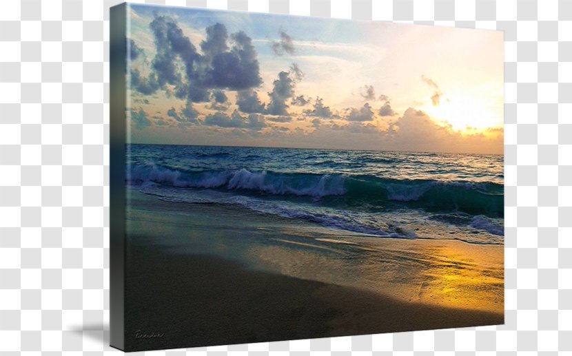 Painting Seascape Work Of Art Sunrise - Inlet Transparent PNG
