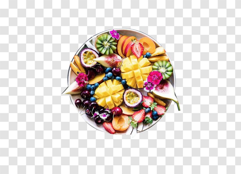 Smoothie Fruit Salad Berry Breakfast - Eating - Platter Transparent PNG