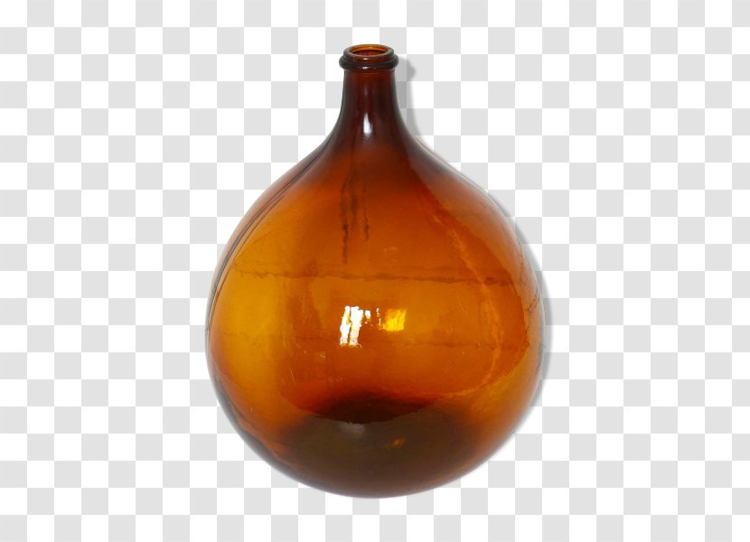 Glass Bottle Vase Caramel Color - Tableware Transparent PNG