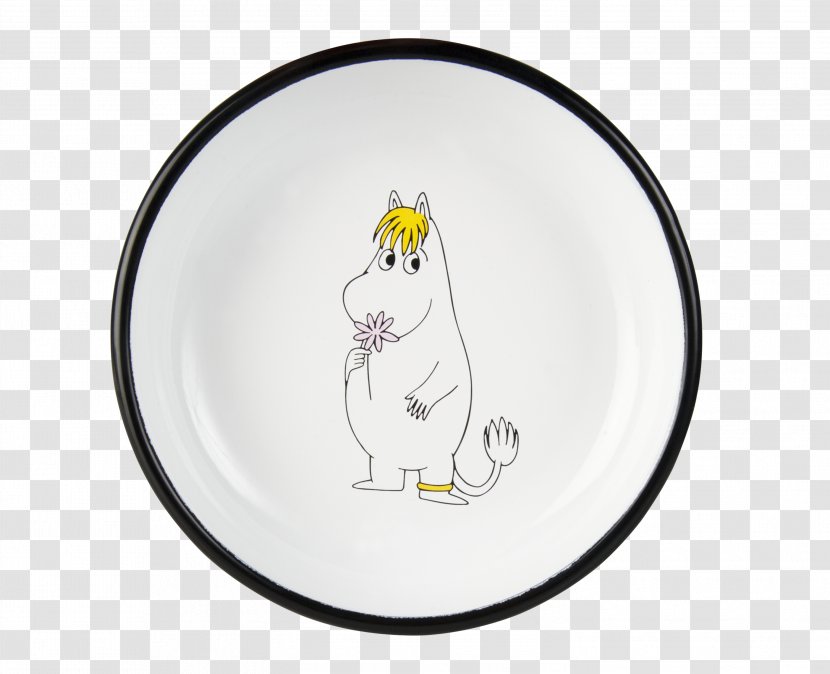 Snork Maiden Plate Moomins Tableware - Silhouette Transparent PNG