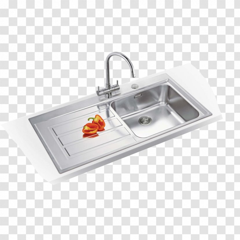 Kitchen Sink Stainless Steel EPOS EOX 611/7, 1000x510 Mm, INOX, Droit (101.0281.102) - FrankeAcrylic Transparent PNG
