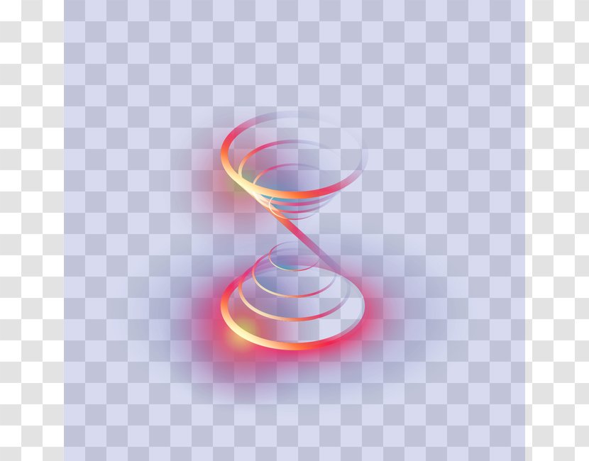 Hourglass Stage - Neon Lamp - Creative Transparent PNG