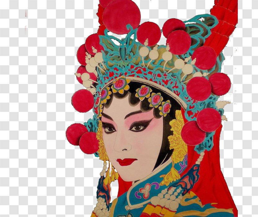 The Peony Pavilion Chinese Opera Peking Painting Drama - Silhouette - Actor Transparent PNG