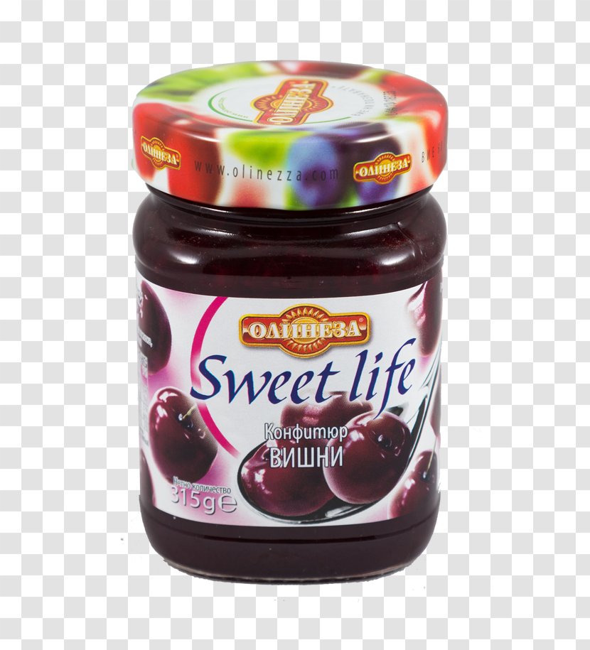 Marmalade Olinesa Premium Ltd. Lekvar Jam Cherry - Cranberry Transparent PNG