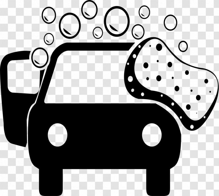 Car Wash - Black And White Transparent PNG