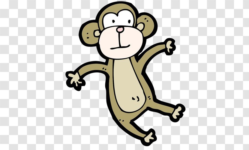 Monkey Cartoon Clip Art - Mammal Transparent PNG