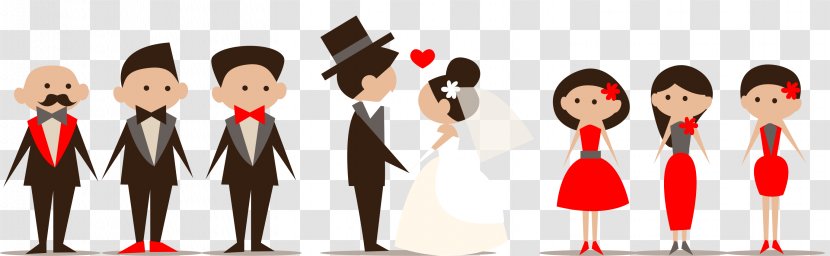 Vector Graphics Clip Art Illustration Wedding Illustrator - Marriage Transparent PNG