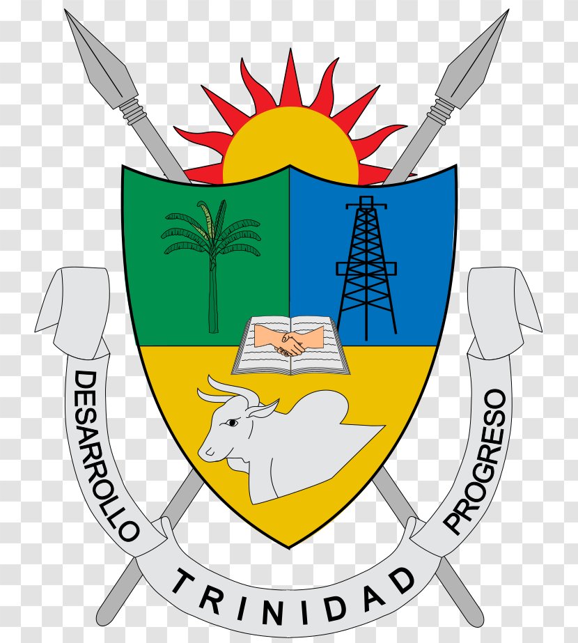 Trinidad Casanare Escutcheon Escudo De Coat Of Arms And Tobago Clip Art - Area Transparent PNG