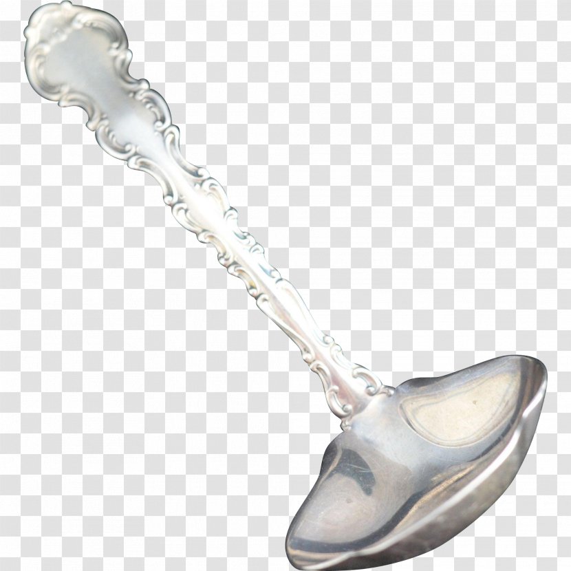 Silver Tableware Cutlery - Body Jewelry - Ladle Transparent PNG
