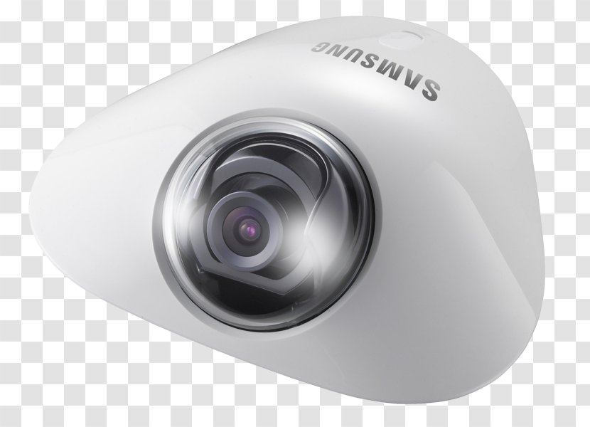 Closed-circuit Television Surveillance Samsung Techwin IPOLIS SNV-6012M Hanwha IP Camera Transparent PNG