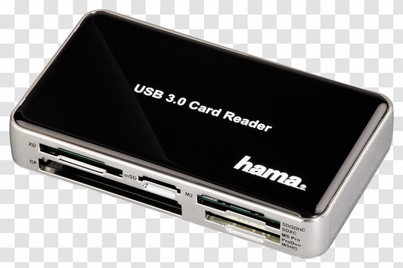 Card Reader Flash Memory Cards USB 3.0 Secure Digital - Usb 30 Transparent PNG