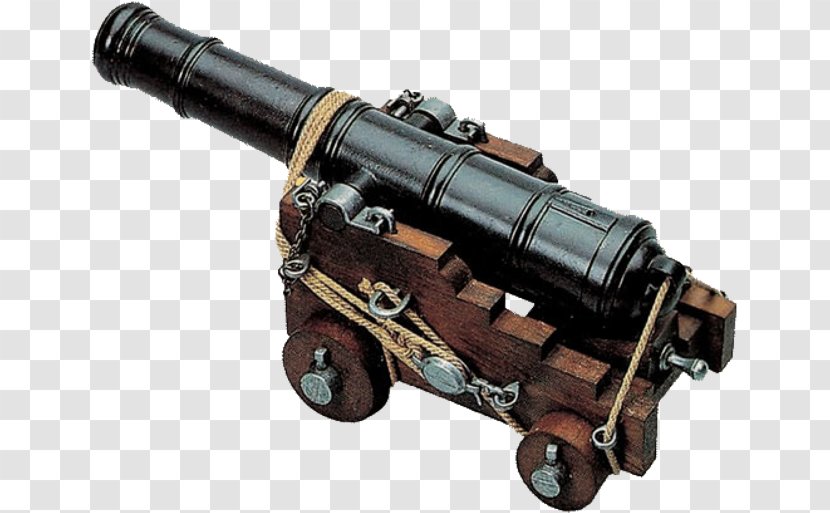 18th Century Cannon Naval Artillery Firearm Catapult - Broadside - Weapon Transparent PNG