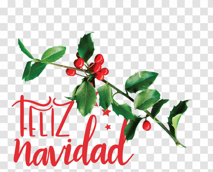 Feliz Navidad Merry Christmas Transparent PNG