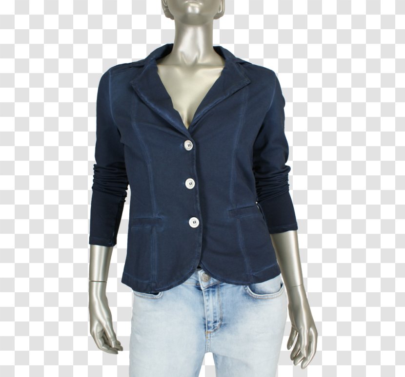 Blazer Fashion Modeboutique Beau Femme Cobalt Blue Eye - Outerwear - Navy Transparent PNG