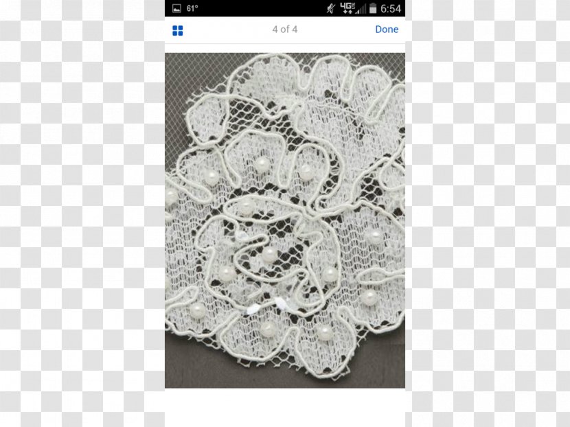 Doily Lace Embellishment Crochet Pattern - Design M - Wedding Gate Transparent PNG