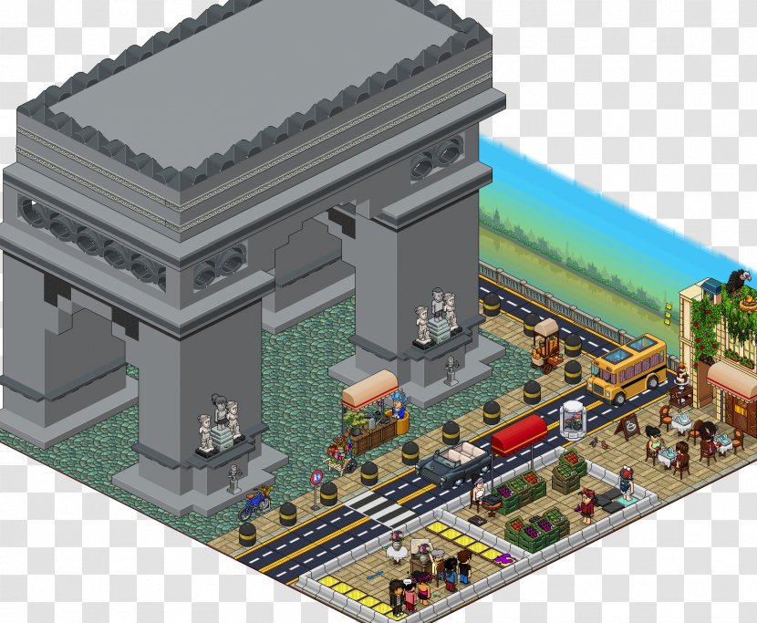 Arc De Triomphe Big Ben Habbo Eiffel Tower Rue L'Arc-de-Triomphe - Building Transparent PNG