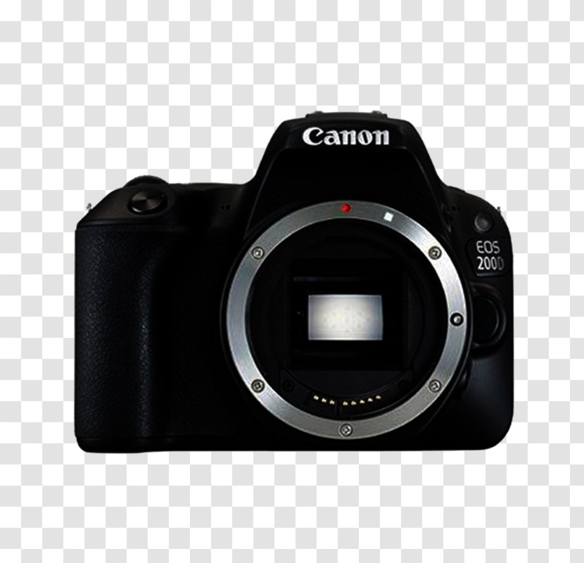 Canon EOS 200D Digital SLR Single-lens Reflex Camera - Electronics Transparent PNG