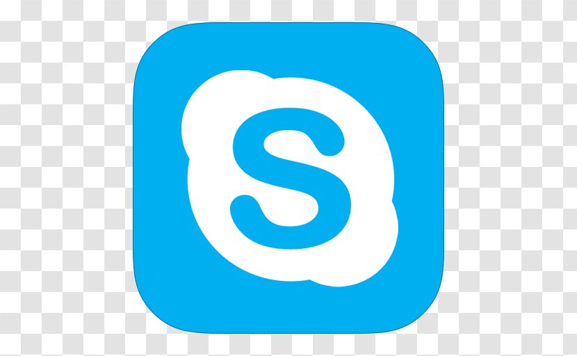Blue Area Text Symbol - Logo - MetroUI Apps Skype Transparent PNG