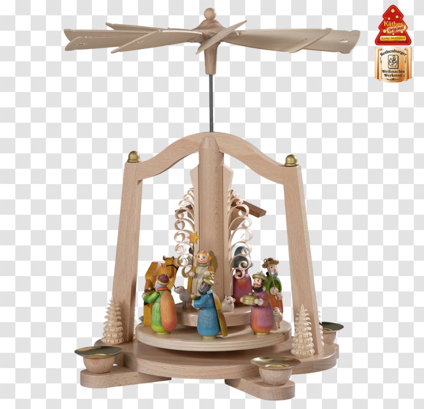 Rothenburg Ob Der Tauber Christmas Day Ore Mountains Pyramid Candle - Nativity Scene - German Transparent PNG