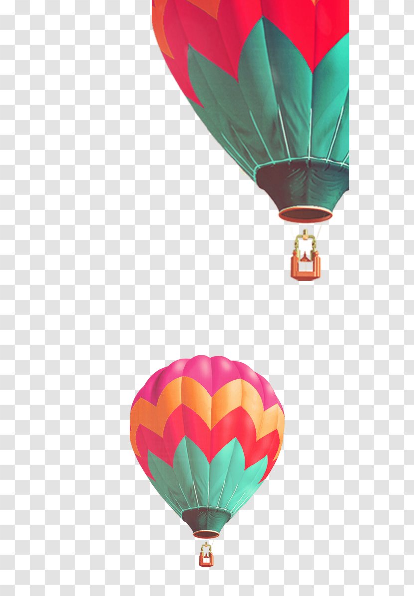 Hot Air Balloon Tourism Wallpaper Transparent PNG
