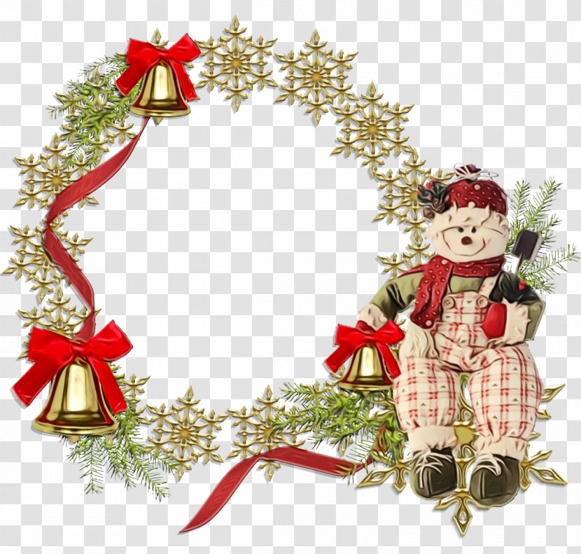 Christmas Decoration - Border - Fir Greeting Transparent PNG