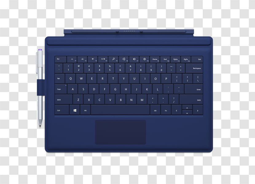 Computer Keyboard Touchpad Laptop Surface Numeric Keypads - Netbook Transparent PNG